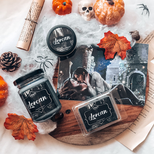 LORCAN - Throne of Glass Inspired Soy Candle Scent: Ambered Sandalwood