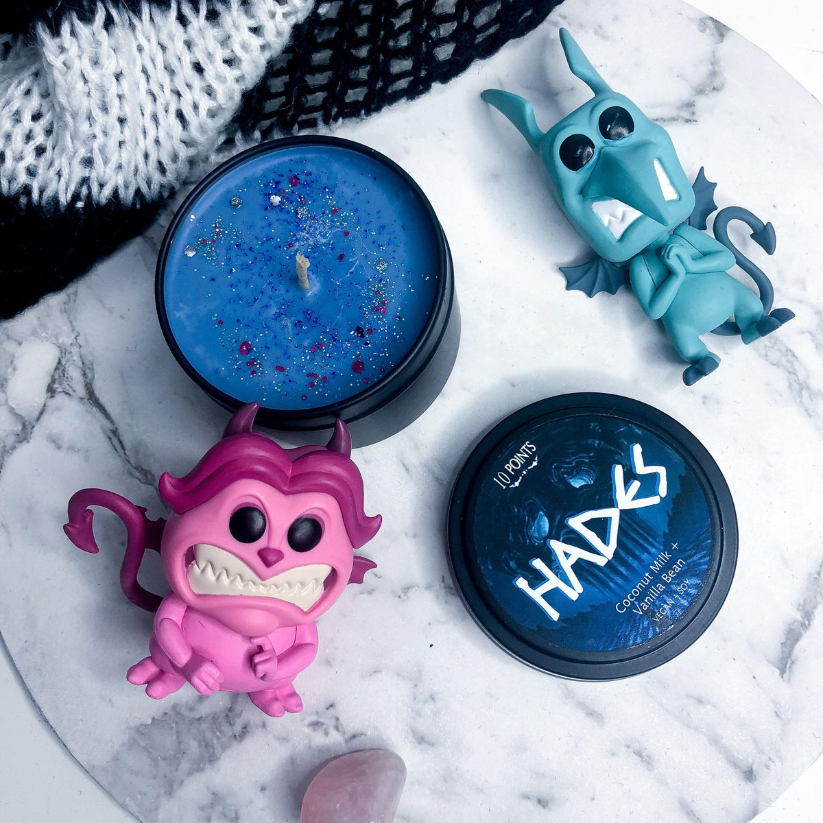 Hades Soy Candle Scent Notes Lemon, Pineapple, Sugarcane & Musk