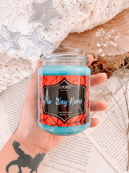 No Way Home  Soy candle Scent Notes: Grape Bubblegum