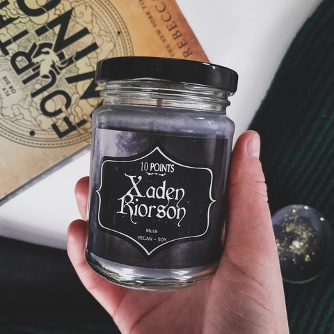 Xaden Riorson - Fouth Wing Inspired Soy Candle - Scent: Musk