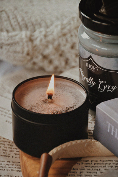 MORALLY GREY -  Soy Candle - Scent: Dragons Blood