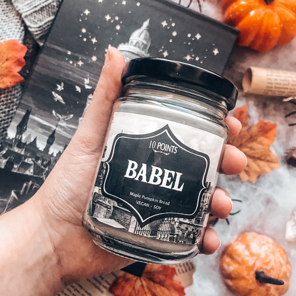BABEL -  Babel Inspired soy candle [ Scent: Maple Pumpkin Bread ]