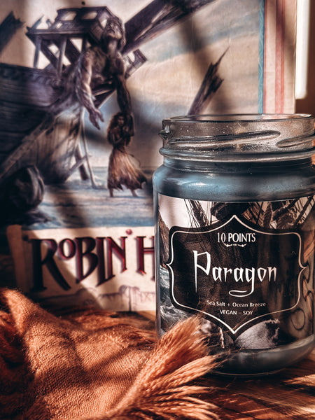 Paragon - Liveship Traders Inspired Soy Candle - Scent: Seal Salt & Ocean Breeze