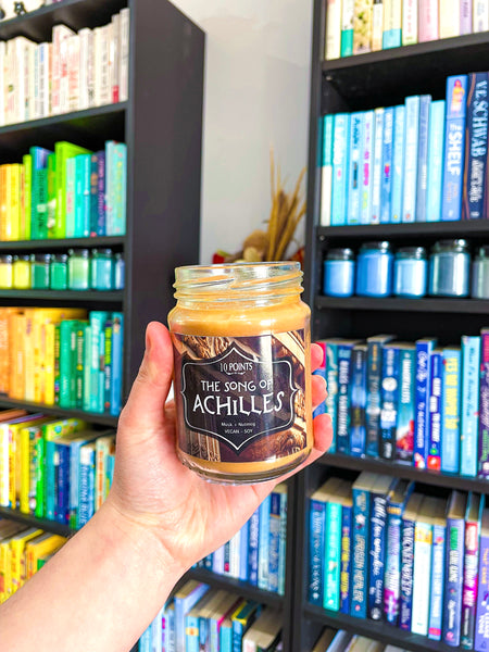 The Song of Achilles -  Madeline Miller Inspired Soy Candle - Scent: Musk + Nutmeg