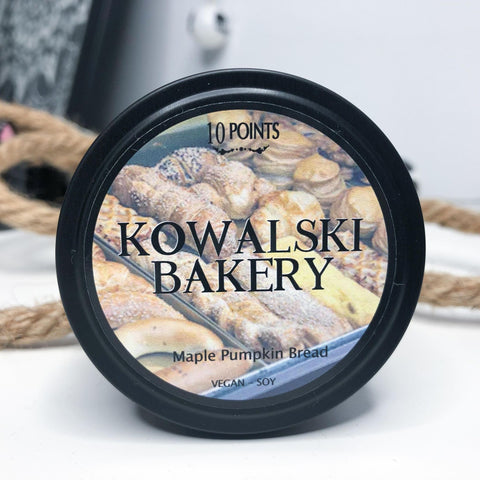 Kowalski Bakery - Wizard World Inspired Soy Candle Scent Notes: Blueberry, Peach, Almond & Vanilla