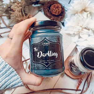 The Darkling - Book Inspired Soy Candle Scent Notes: Black Musk, Pear, Vanilla