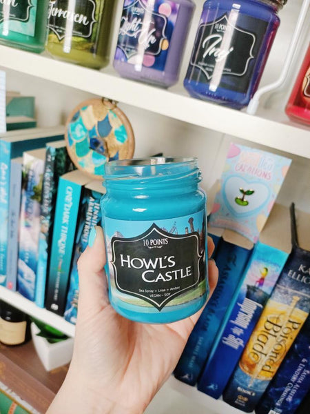 Howl's Castle - Soy Candle  Scent Notes: Sea Spray, Lime & Amber