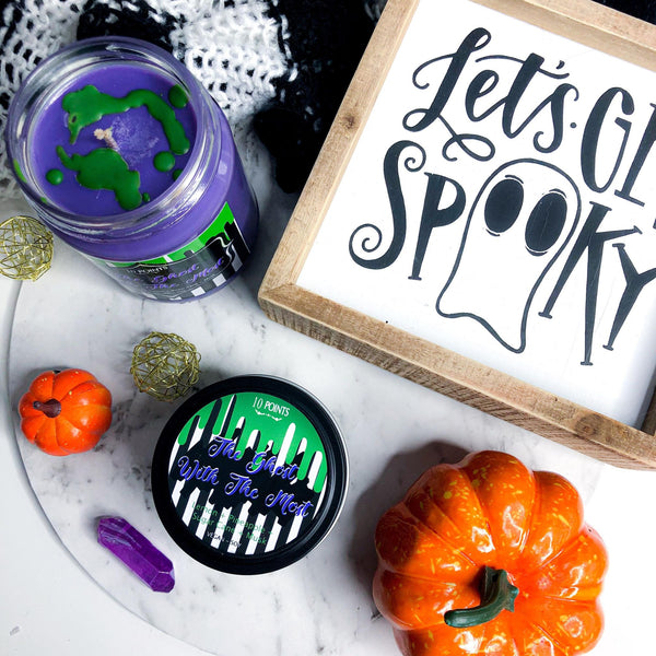 The Ghost With the Most - Soy Candle Scent Notes: Lemon, Pineapple, Sugarcane & Musk