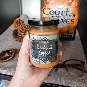 Books & Coffee - Soy Candle  Scent Notes: Chai Latte & Brown Sugar