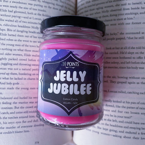 Jelly Jubilee - Crescent City Inspired Soy Candle Scent Notes: Cotton Candy