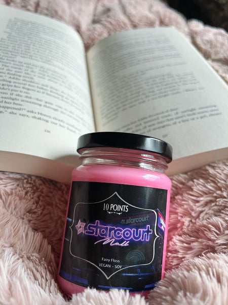 Starcourt Mall - ST Inspired Soy Candle Scent Notes: Fairy Floss