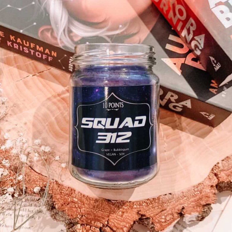 Squad 312 - Aurora Cycle Inspired Soy Candle scent of Grape Bubblegum