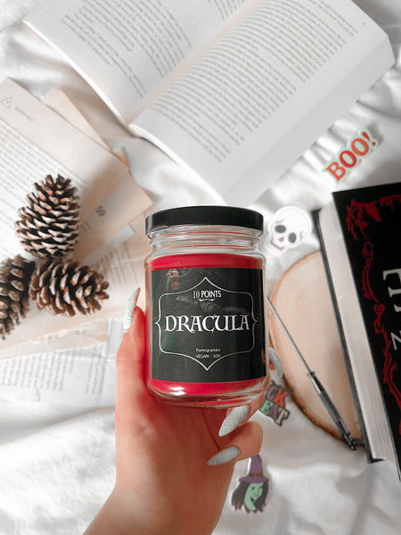 Dracula -  Soy Candle  Scent Notes: Pomegrante