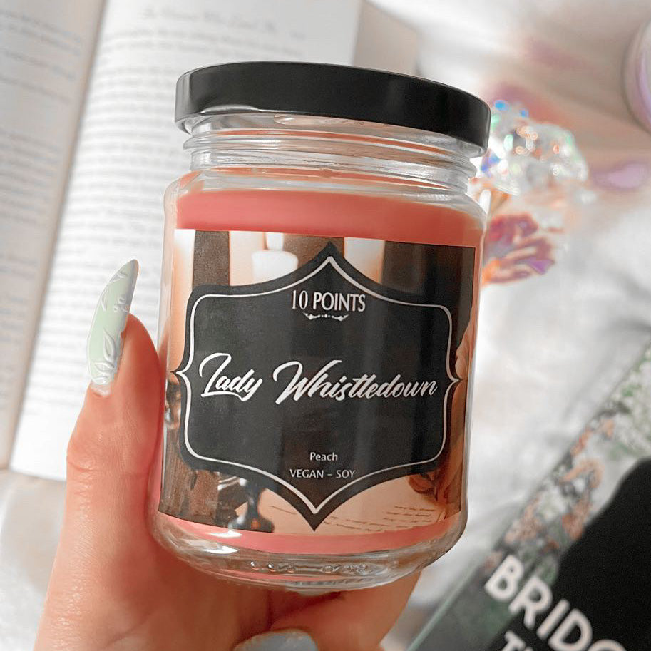 Lady Whistledown -  Soy Candle Scent Notes: Peach