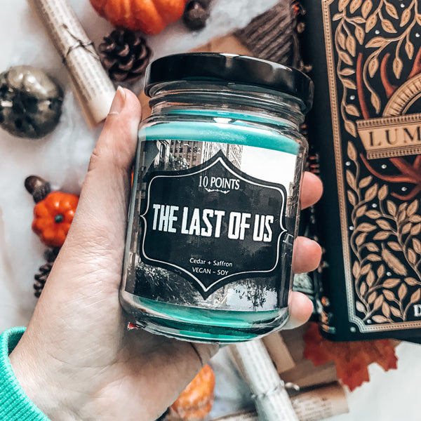 The Last of Us  - Game Inspired Soy Candle Scent Notes: Cedar + Saffron