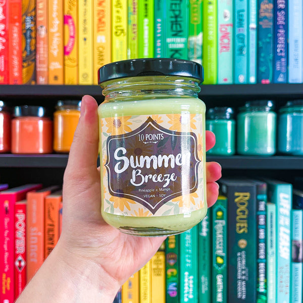 Summer Breeze -  Soy Candle Scent Notes: Pineapple & Mango