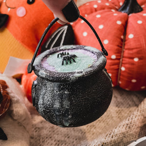 Witches Brew Cauldron - Bath Bomb scented in Rainbow Sherbert