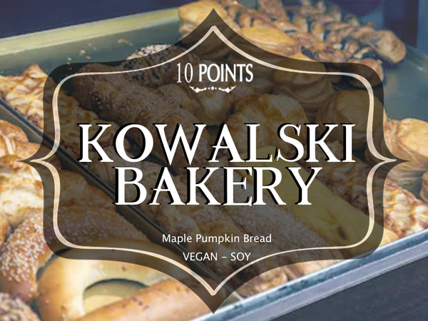 Kowalski Bakery - Wizard World Inspired Soy Candle Scent Notes: Blueberry, Peach, Almond & Vanilla