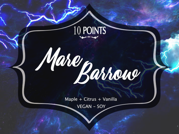 Mare Barrow - Soy Candle Scent Notes:Maple, Citrus & Vanilla