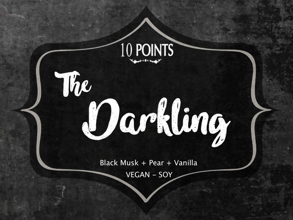 The Darkling - Book Inspired Soy Candle Scent Notes: Black Musk, Pear, Vanilla