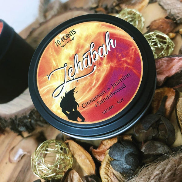 Lehabah - Book Inspired Soy Candle Scent Notes: Cinnamon, Jasmine & Sandalwood