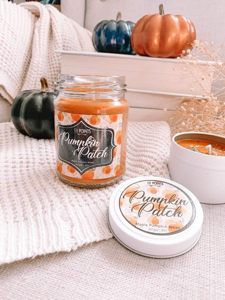 Pumpkin Patch Soy Candle Scent Notes: Maple Pumpkin Bread
