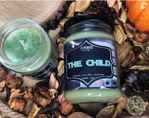 The Child soy candle Scent Notes: Cinnamon, Fresh Milk & Vanilla Bean