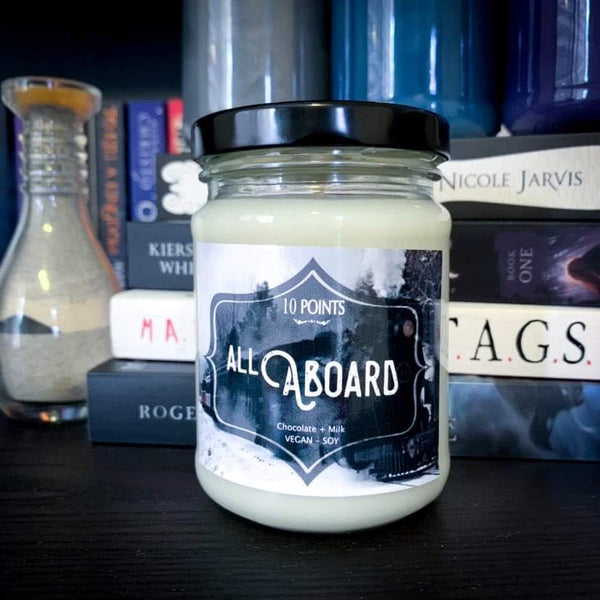 All Aboard Soy Candle Scent Notes: Chocolate n Milk