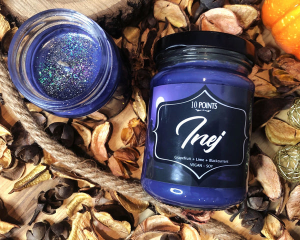Inej Ghafa - Book Soy Candle Scent Notes: Grapefruit, Lime & Blackcurrant