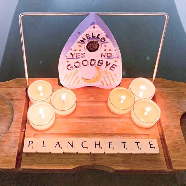 Planchette Bath Bomb Scented Lilly n White Rose