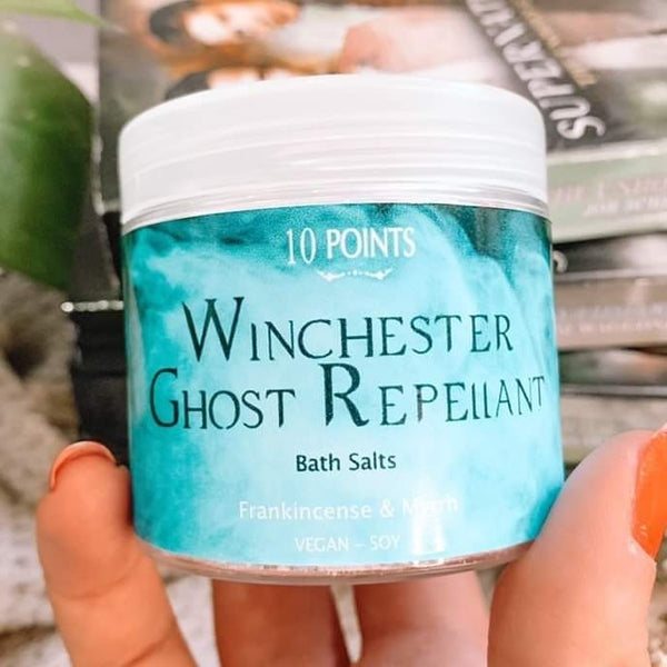 Winchester Ghost Repellant - Supernatural Inspired Bath Salts Frankincense and Myrrh