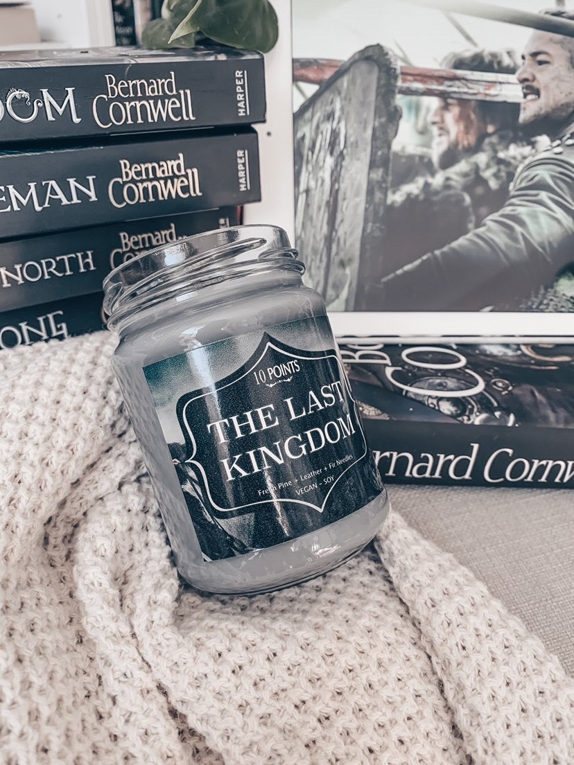 The Last Kingdom soy candle Scent Notes: Fresh Pine ,Leather and Fir Needles