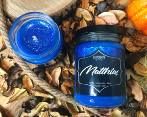Matthias Helvar - Book Inspired Soy Candle Scent Notes: Caramel, Coconut & Creamy Vanilla